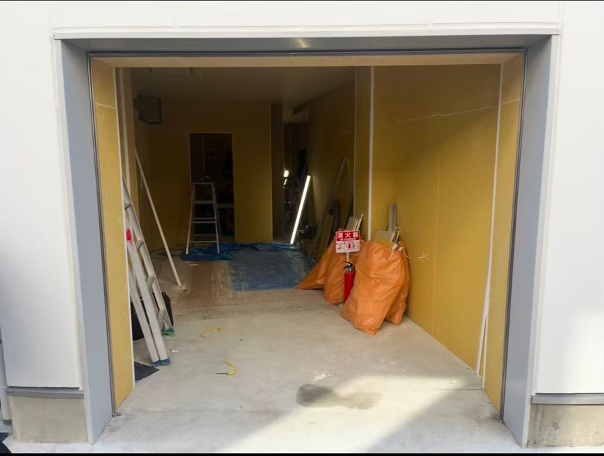 店舗フロント工事